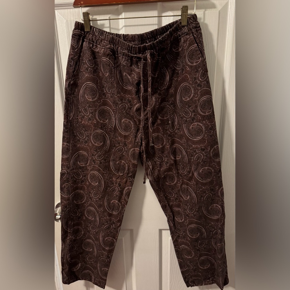 Zara Brown Paisley women Joggers